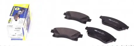 181942 Колодки тормозные (передние) Nissan Rogue 10-13/Chevrolet Aveo 11-/Cruze/Opel Astra J 09- ICER подбор по vin на Brocar