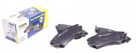 181913 Колодки гальмівні (передні) Nissan Rogue 10-13/Opel Astra J 09-/Insignia 08-17/Zafira C 11- ICER підбір по vin на Brocar