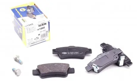 181888 Колодки тормозные (задние) Honda CR-V III/IV 06- ICER подбор по vin на Brocar