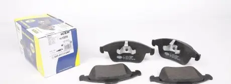 181856 Колодки гальмівні (передні) Renault Megane III/Laguna III/Scenic III/Fluence 07- (WVA 24709/24710) ICER підбір по vin на Brocar