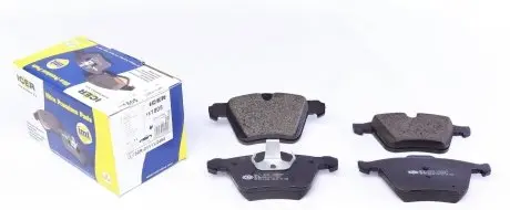 181805 Колодки гальмівні (передні) Ford Galaxy/Mondeo IV/S-Max 07-15/Volvo S60/S80/V60/V70/XC70 06- ICER підбір по vin на Brocar