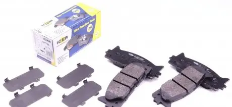 181764 Колодки тормозные (передние) Toyota Camry 06-/Lexus ES 06-18 ICER подбор по vin на Brocar