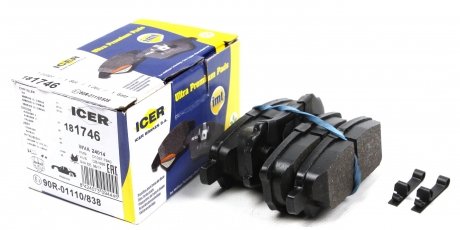 181746 Колодки тормозные (задние) Mitsubishi Outlander/Lancer 03-/Jeep Compass/Patriot/Dodge Avenger 06- ICER подбор по vin на Brocar