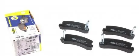 181734 Колодки тормозные (задние) Toyota Land Cruiser 100 98-07/Lexus LX II 98-08 ICER подбор по vin на Brocar