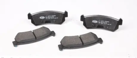 181727 Колодки гальмівні (задні) Chevrolet Lacetti/Nubira 05-/Daewoo Nubira 97- ICER підбір по vin на Brocar