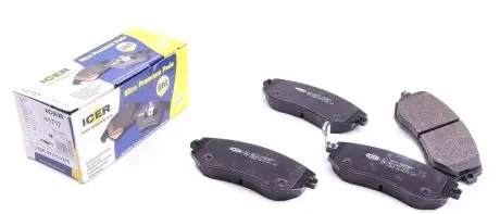 181717 Колодки тормозные (передние) Subaru Forester 02-/Impreza 00-/Legacy 03-14/Outback 03- ICER подбор по vin на Brocar