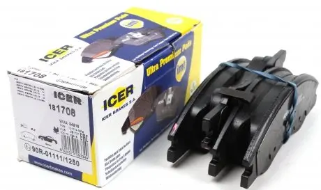 181708 Колодки тормозные (передние) Kia Cerato 04- ICER подбор по vin на Brocar