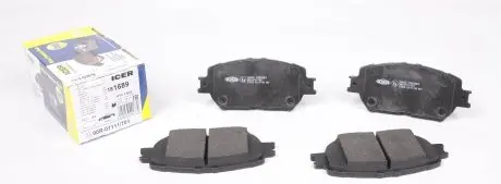 181689 Колодки гальмівні (передні) Toyota Camry 01-11/Solara 03-08/Lexus GS 05-11/IS III 13- ICER підбір по vin на Brocar