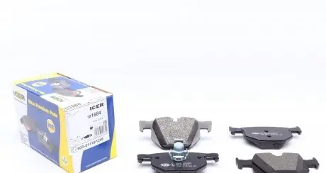 181684 Колодки тормозные (задние) BMW 5 (E60/E61) 02-10/6 (E63/E64) 04-10 ICER подбор по vin на Brocar