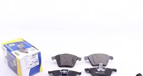 181653 Колодки тормозные (передние) Audi A3/TT/Skoda SuperB/VW Passat B6/B7/Golf IV-VI 02-15 (+датчик) ICER подбор по vin на Brocar