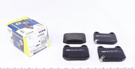 181634 Колодки тормозные (передние) Mitsubishi Lancer 95-13/Subaru Forester 12-/Impreza/Infiniti G III 99- ICER подбор по vin на Brocar