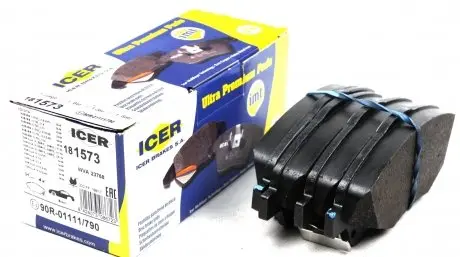 181573 Колодки тормозные (передние) Toyota Avensis 03-08/Corolla Verso 04-09 ICER подбор по vin на Brocar