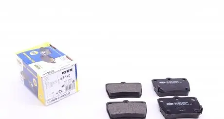 181520 Колодки тормозные (задние) Toyota Rav4 II 00-05 ICER подбор по vin на Brocar