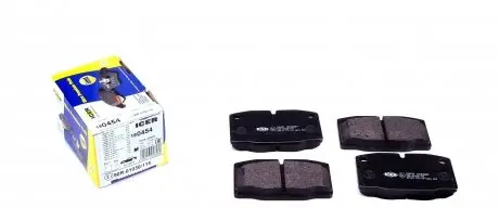 180454 Колодки тормозные (передние) Opel Ascona B/C 75-88/Corsa A/Omega A/Vectra A 83-95/Kadett D/E 79-93 ICER подбор по vin на Brocar