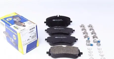 142301 Колодки тормозные (задние) VW Crafter 16-/Amarok 10-/MAN TGE 16- ICER подбор по vin на Brocar