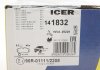 141832 Колодки гальмівні (передні) Iveco Daily III/IV/V/VI 99-/Line 14-/City's 14-16 ICER підбір по vin на Brocar