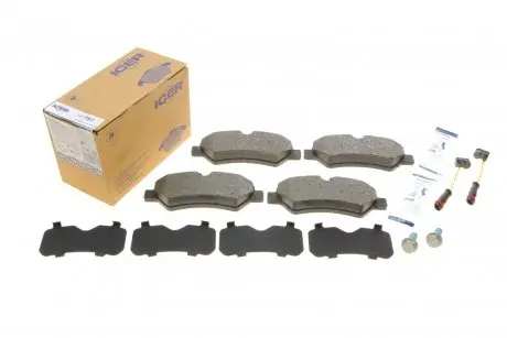 141787 Колодки тормозные (задние) MB Sprinter (906) 209-519 06-/VW Crafter 30-35/30-50 13-16 (+датчики) ICER подбор по vin на Brocar