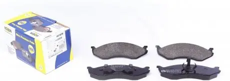 140968 Колодки гальмівні (передні) Jeep Cherokee/Grand Cherokee 83-01/Wrangler 86-10/Kia Carnival 99-01 ICER підбір по vin на Brocar
