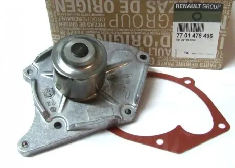 7701476496 Насос охолоджуючої рідини RENAULT підбір по vin на Brocar
