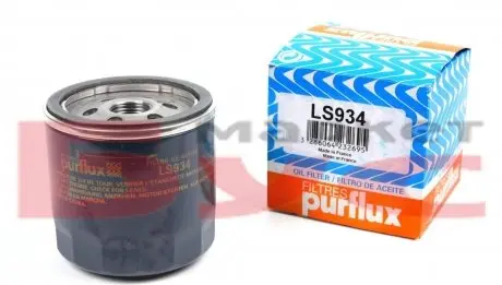 LS934 Фільтр масляний Ford Fiesta 1.4i PURFLUX підбір по vin на Brocar