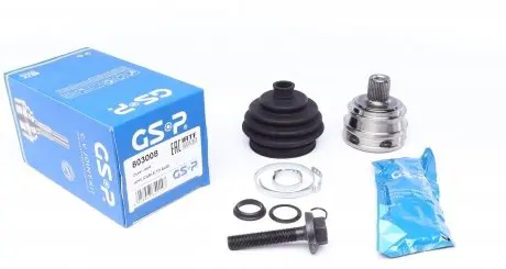 803008 Шрус (наружный) Audi 80 86-91 (33x30x82) GSP подбор по vin на Brocar