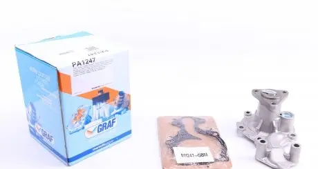 PA1247 Помпа води Ford C-Max II/Focus III/Mondeo V/Fiesta/Transit Courier 1.0 EcoBoost/1.1 12- (R/B)(6 лоп) GRAF підбір по vin на Brocar