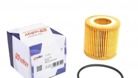 101054 Фільтр масляний VW/Seat/Skoda 1.2i 09- SOLGY підбір по vin на Brocar