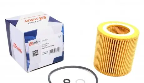 101024 Фильтр масляный BMW (E90/E91) 05- SOLGY подбор по vin на Brocar