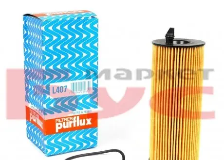 L407 Фильтр масляный BMW 3 (E90) 320D 07- PURFLUX подбор по vin на Brocar