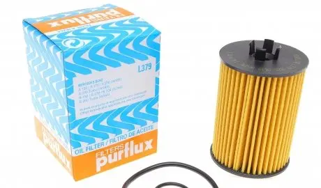 L379 Фильтр масляный MB A-class (W169)/ B-class (W245) 1.5-2.0 04-12 PURFLUX підбір по vin на Brocar