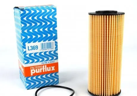 L369 Фильтр масляный BMW 3 (E46/E90) /5 (E60/E61)/7 (E65-67) 2.5-3.5d PURFLUX подбор по vin на Brocar