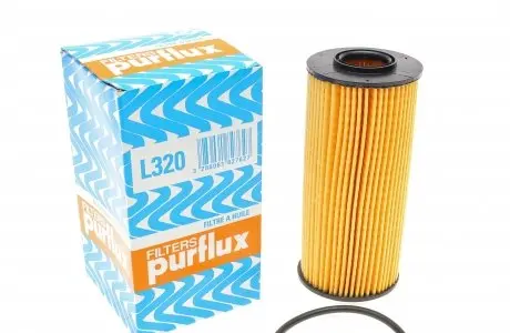 L320 Фильтр масляный MB (W168) (дизель) PURFLUX подбор по vin на Brocar