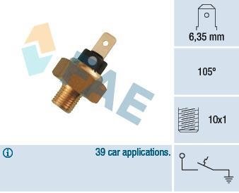 35820 Датчик температуры охлаждающей жидкости VW LT 2.4 i/D/TD -96 (M10x1) FAE подбор по vin на Brocar