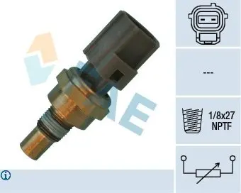 33750 Датчик температуры охлаждающей жидкости Ford Transit/Mondeo II 1.6i-2.0 94-00 FAE подбор по vin на Brocar