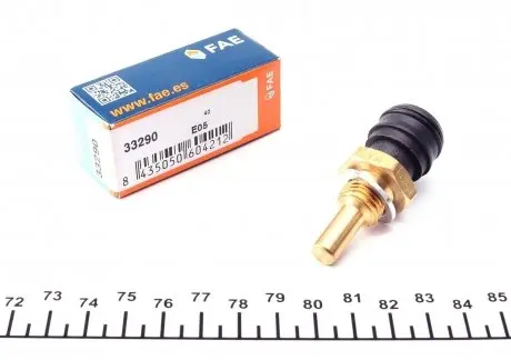 33290 Датчик температури охолоджуючої рідини MB (W124/W126/W140) -01 (M14x1,5) (чорний) FAE підбір по vin на Brocar