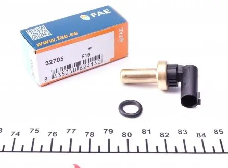 32705 Датчик температури охолоджуючої рідини Opel Vectra C/Corsa D 1.2-1.8 03- FAE підбір по vin на Brocar