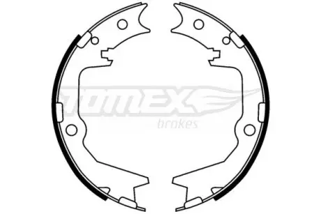 2239 Гальмівна колодка. TOMEX підбір по vin на Brocar