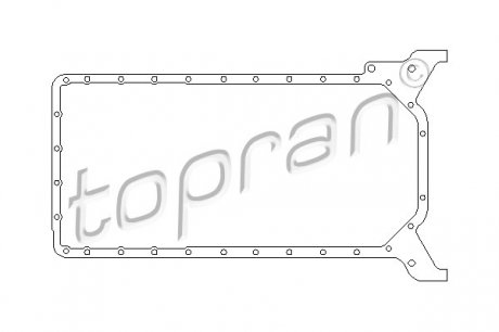 401220 Прокладка масляного піддона TOPRAN підбір по vin на Brocar