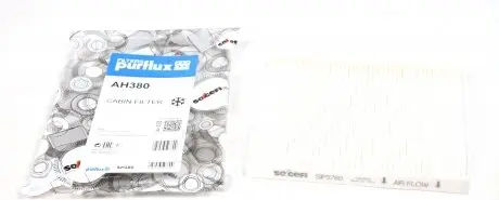 AH380 Фільтр салону BMW X5 (E70/F15)/X6 (E71) 2.0D-4.8 07- PURFLUX підбір по vin на Brocar