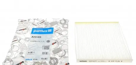 AH189 Фильтр салона Toyota Avensis/Corolla 00- PURFLUX підбір по vin на Brocar