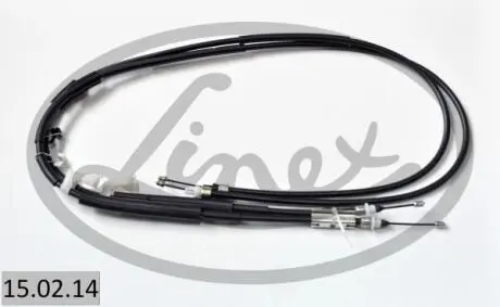 150214 Трос ручника (задній) Ford Focus/Kuga 09- (1940/1803+1850/1715mm) LINEX підбір по vin на Brocar