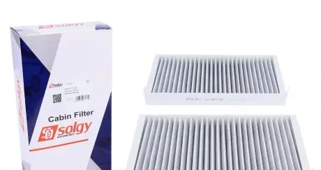 104030 Фільтр салону Renault Laguna III 07- (вугільний) SOLGY підбір по vin на Brocar