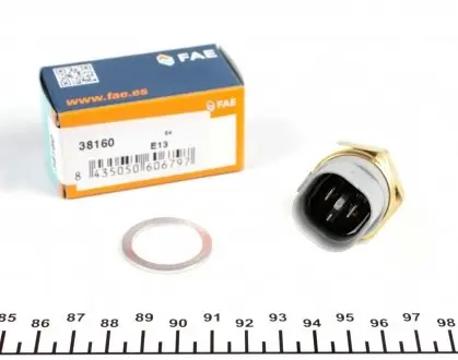 38160 Датчик увімкнення вентилятора VW T4 90-03 (3 конт.) (92-82/87-77°C) FAE підбір по vin на Brocar