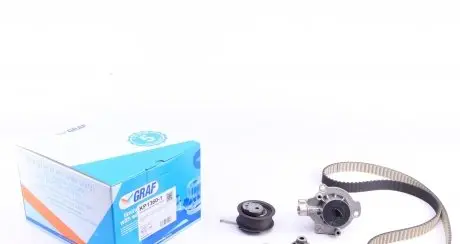 KP13601 Комплект ГРМ з помпою води GRAF підбір по vin на Brocar