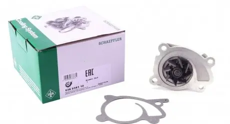 538038310 Помпа воды Renault Megane III 1.2TCe/1.4TCe 09-, H5F/H4J INA подбор по vin на Brocar