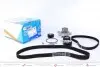 Комплект ГРМ + помпа VW LT/VW T4 2.5TDI 96-06 (122x21 / 81x26.5) (PA758) (3 ролика+2 ременя) KP758-1
