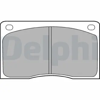LP132 Гальмівні колодки дискові DELPHI підбір по vin на Brocar