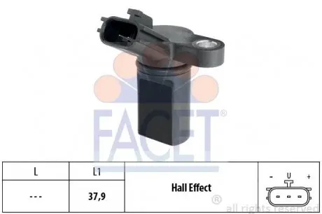90453 Датчик распредвала Nissan Almera/Primera/Micra 1.0-4.5 96- FACET подбор по vin на Brocar