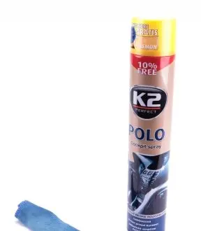 K407CY1 Средство для чистки пластика (приборной панели) Lemon (750ml) K2 підбір по vin на Brocar