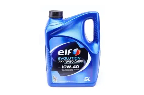 214121 Олива EVOLUTION 700 TURBO DIESEL 10W-40 (5L) ELF підбір по vin на Brocar